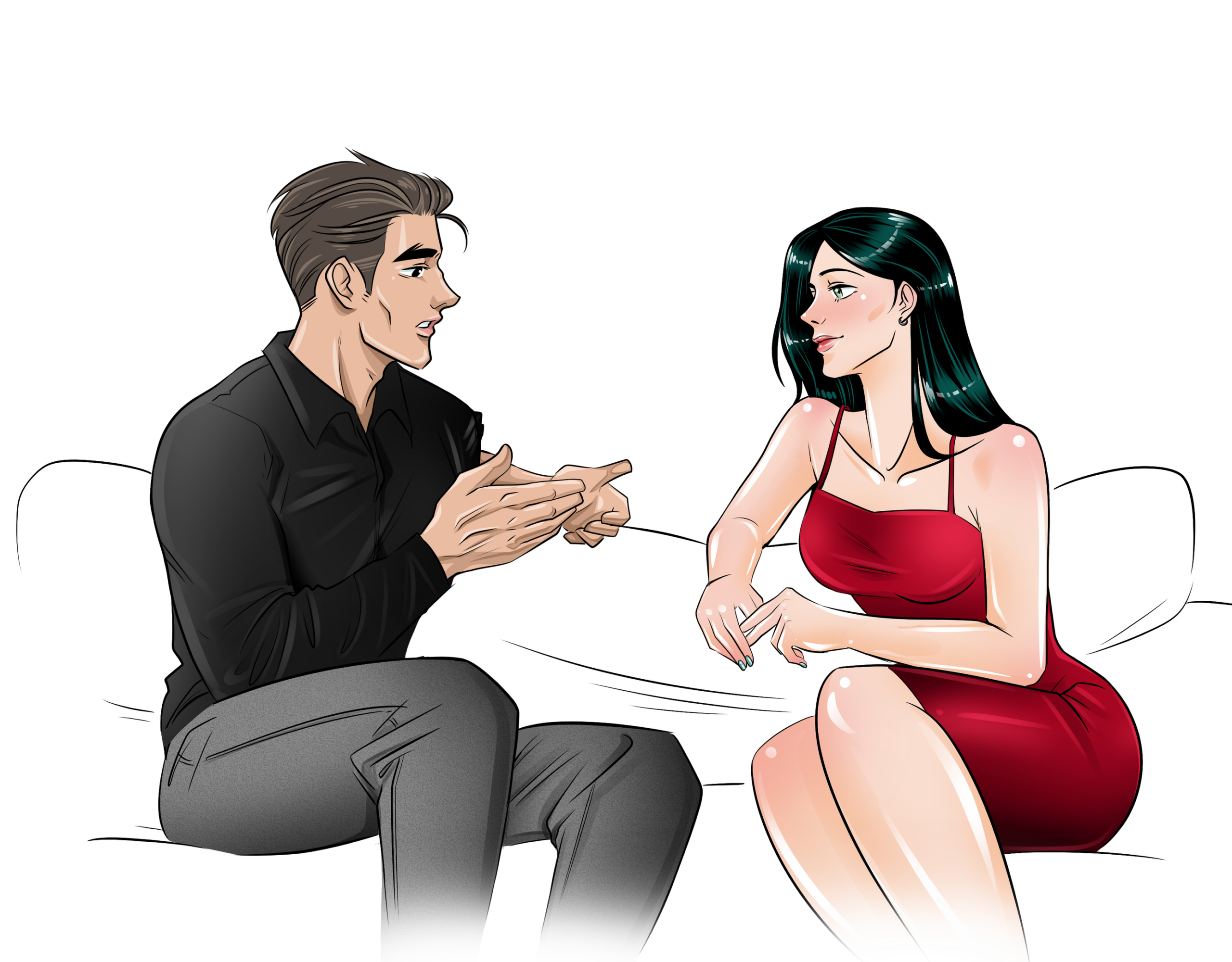 Step #1 – Get Her In The Right Mindset Marco talking to Ivy, setting in her the right mindset for anal training.