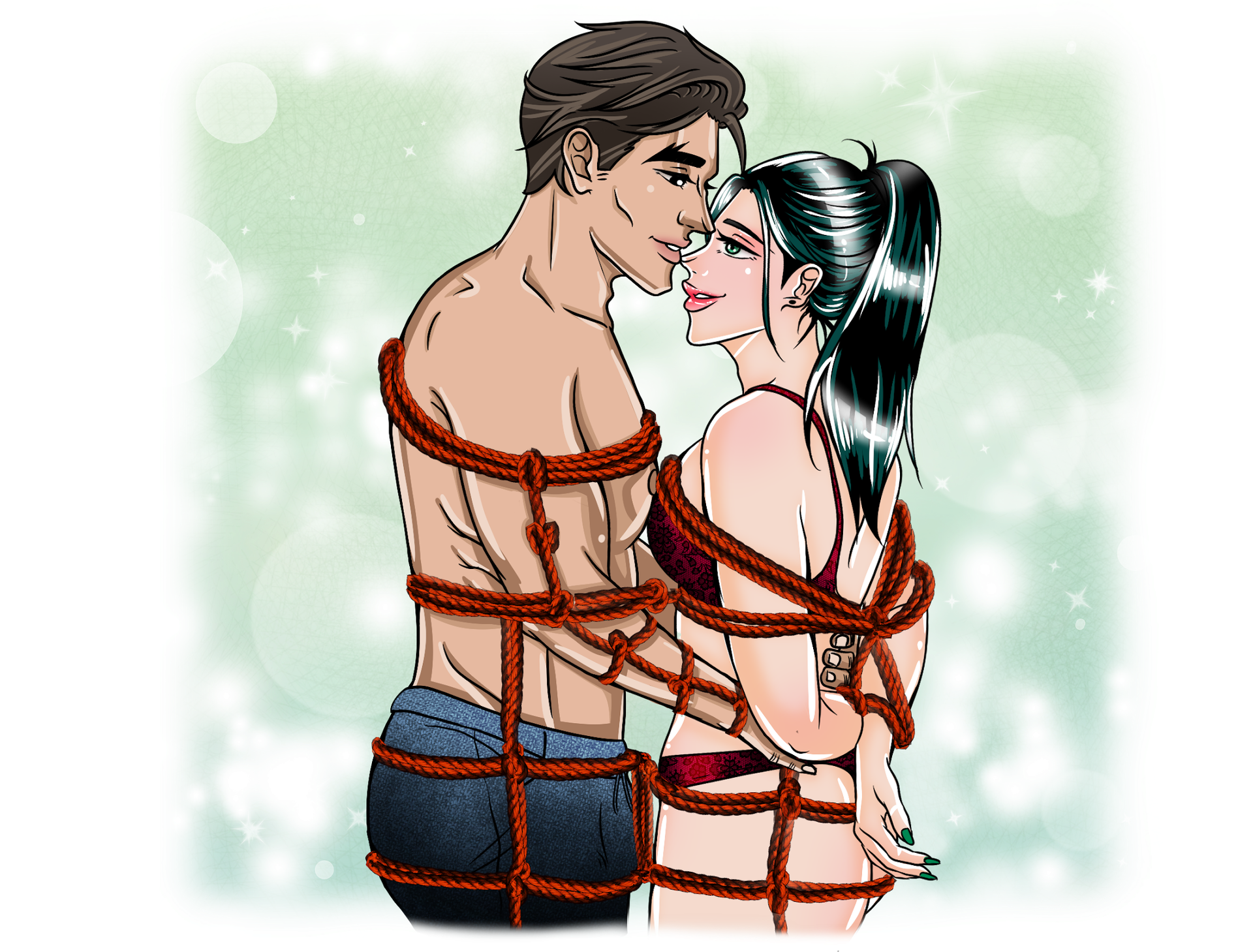 Idea #3 – Try Shibari Or Japanese Rope Bondage