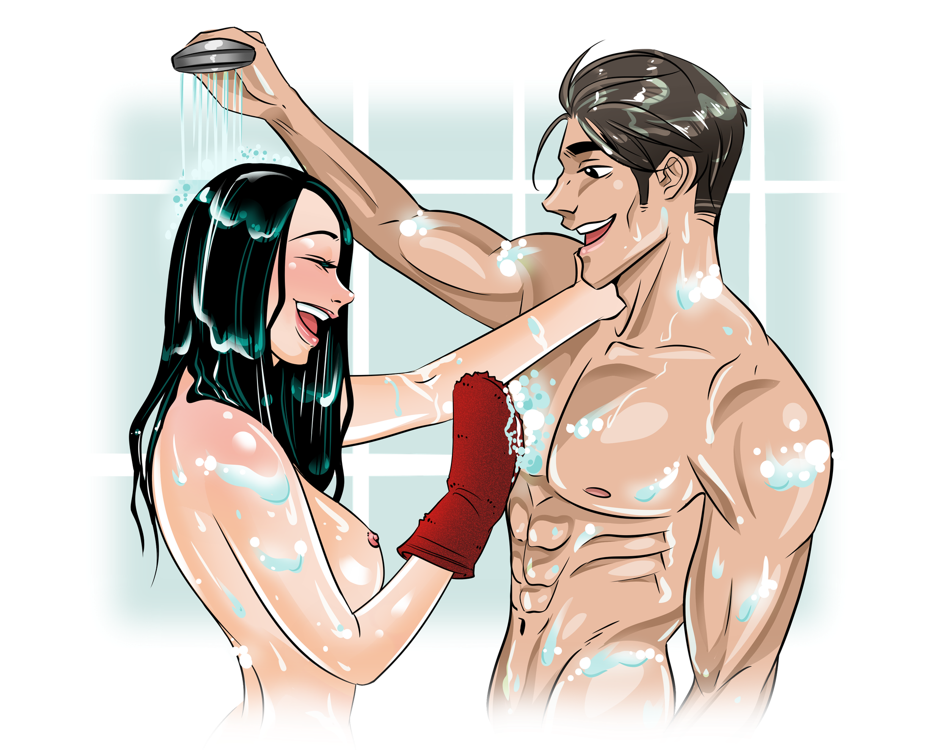 Step #1 – The Prep (Hygiene & Setup) Marco and Ivy shower together before G-spot massage.